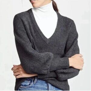 Madewell Dashwood V-Neck Sweater In Coziest Yarn